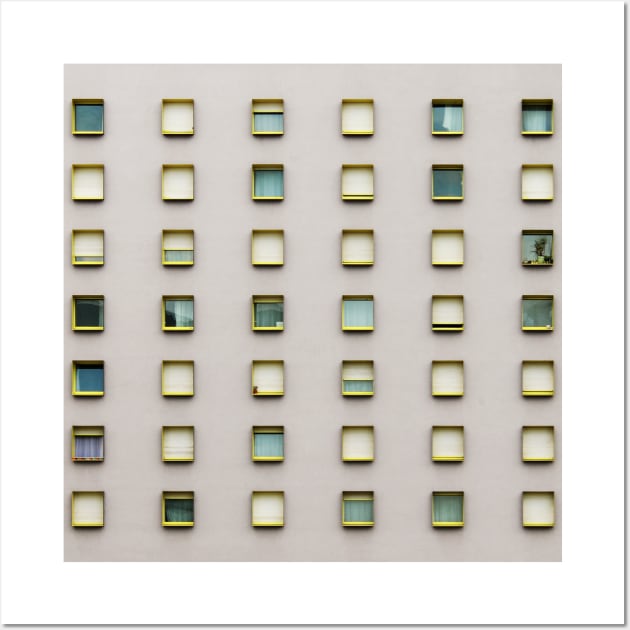 Building pattern wall architecture Wall Art by mydesignontrack